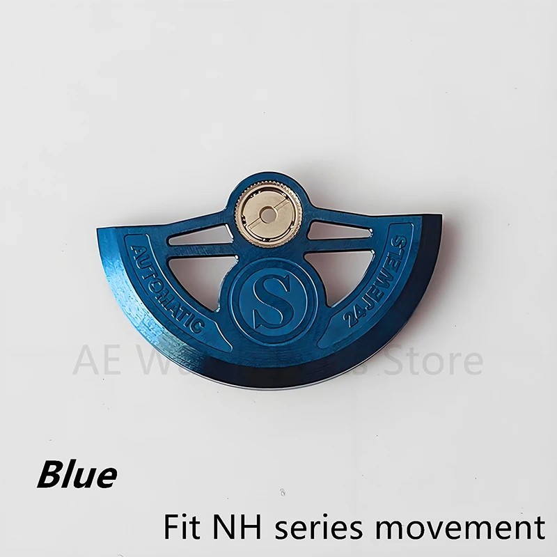 Blue NH35 NH36 Watch Rotor Replacement Modification Accessory Movement Parts