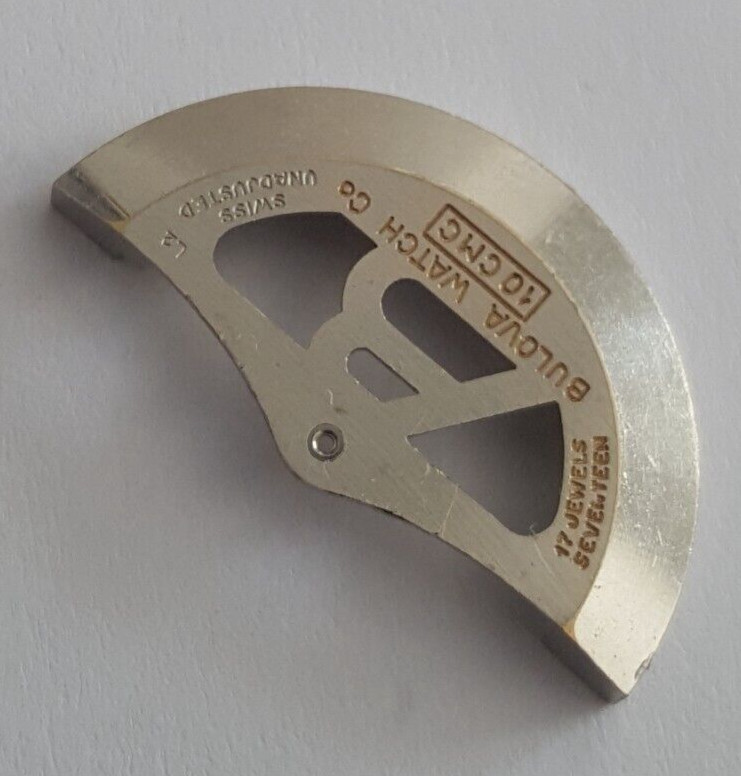 Bulova Caliber 10CMC Part 344 EB No 1143/1 (Rotor Weight Without Bushing Gear)