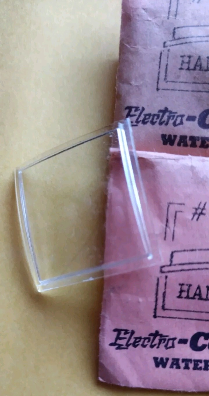 Hamilton Waterproof Crystal by Electro Complex USA 28.2X28.2 mm Stepped # 428-20