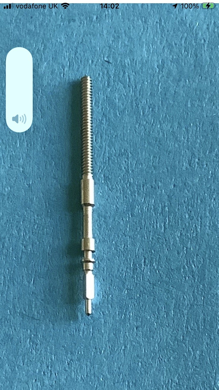 SOVIET WATCH PARTS. SLAVA 2409, 2414, 2418 winding stem