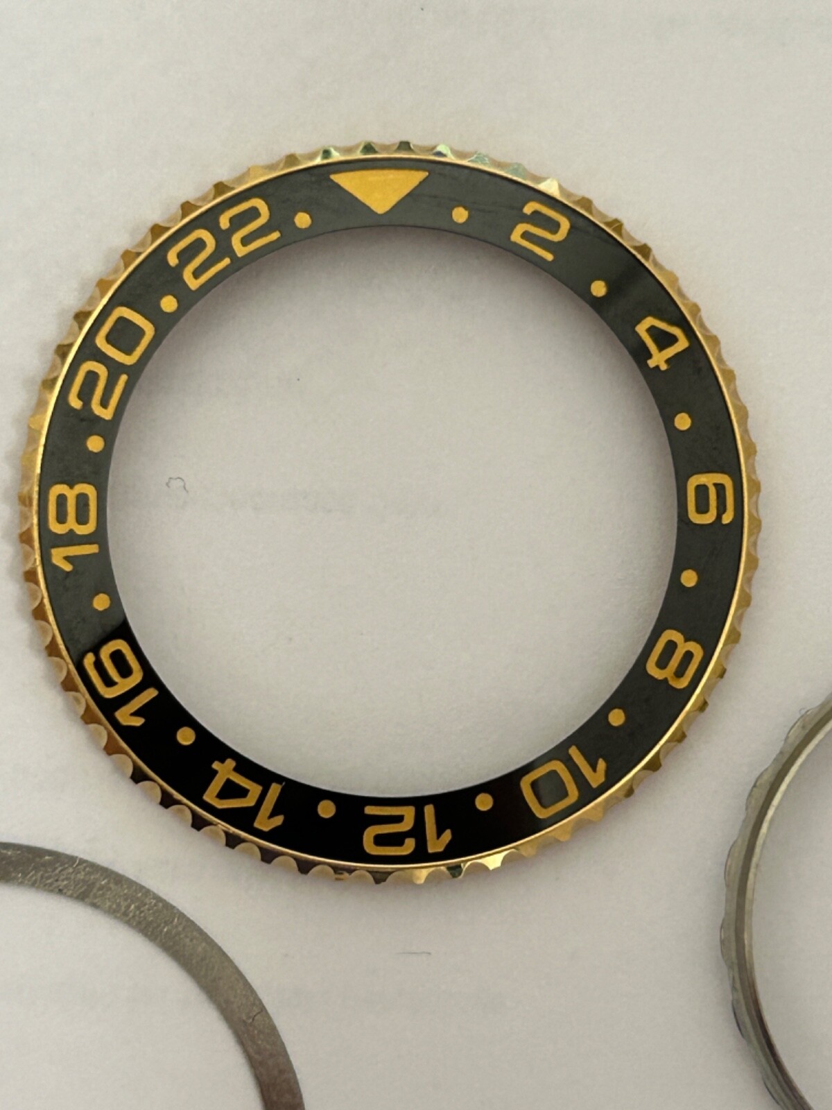 Rolex 116713LN 116718LN GMT Master II 18K Gold Ceramic Bezel complate