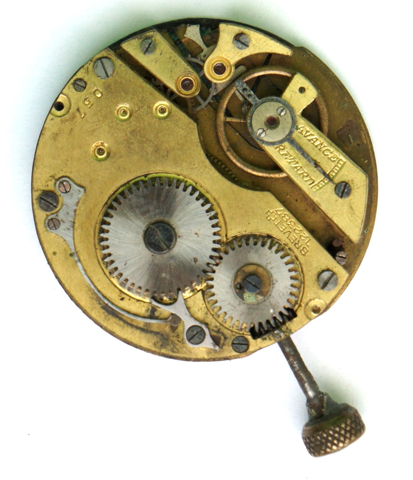 ALPINA SWISS POCKET WATCH MOVEMENT READ ! PARTS REPAIR
