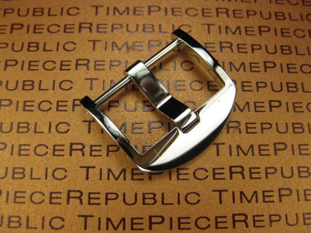 24mm Swiss Stainless Screw In Thumbnail Buckle 1pc LUMINOR PANERAI Polish 24 7V