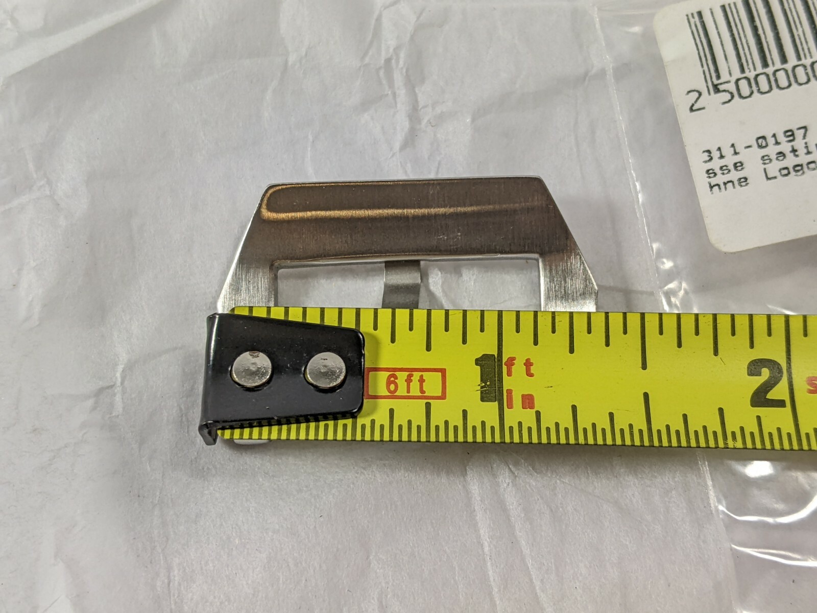 Steinhart 24 mm PRE-V buckle Hardware satined without logo stainless steel L316