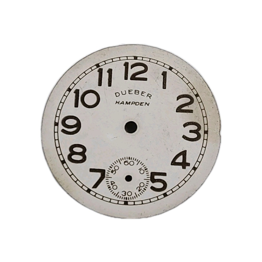 Dueber Hampden 26.7mm Metal Watch Dial Only 1679