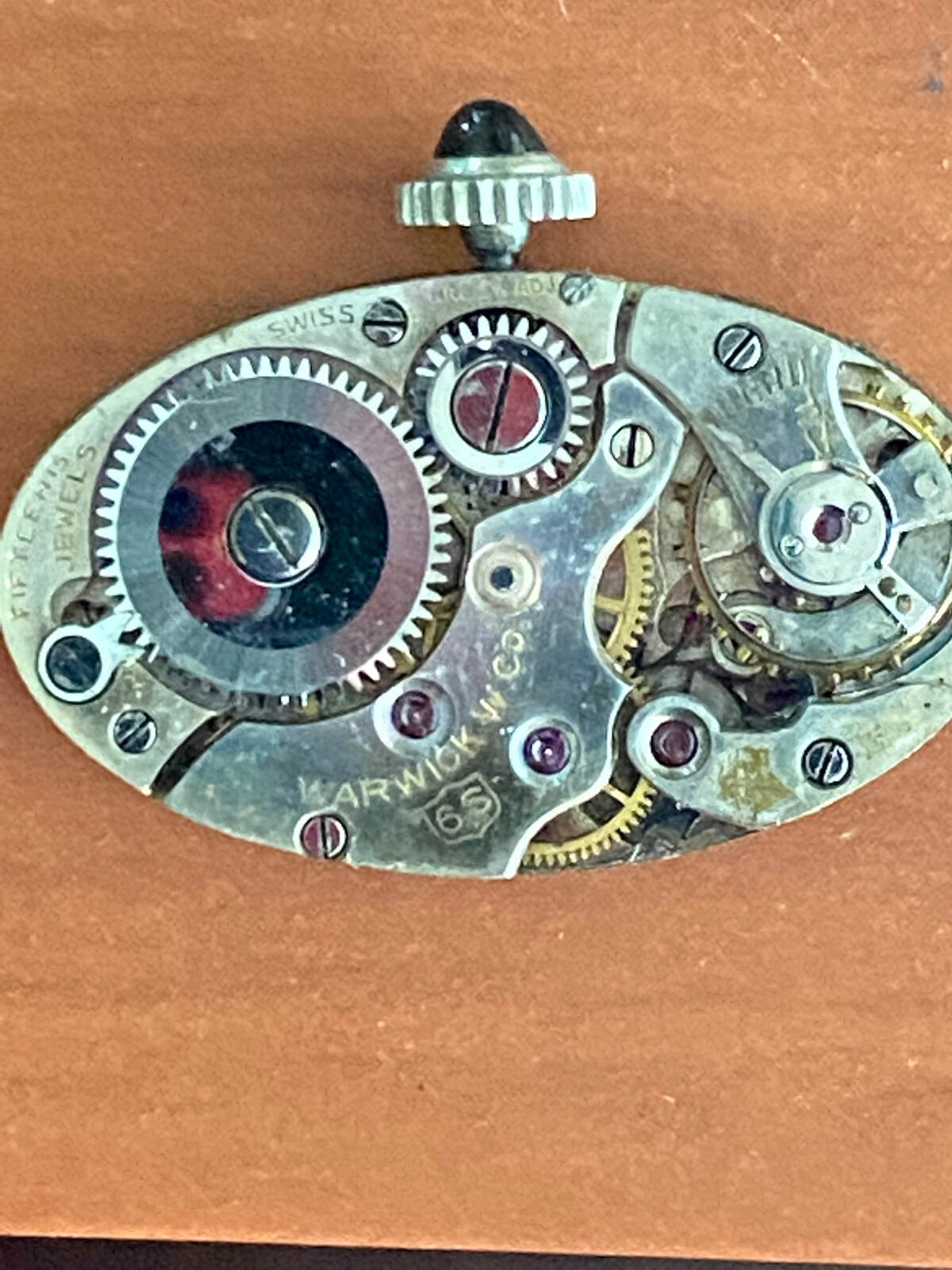 VINTAGE LADIES WARWICK WRIST WATCH MOVEMENT, CAL. 6S, RUNNING GOOD