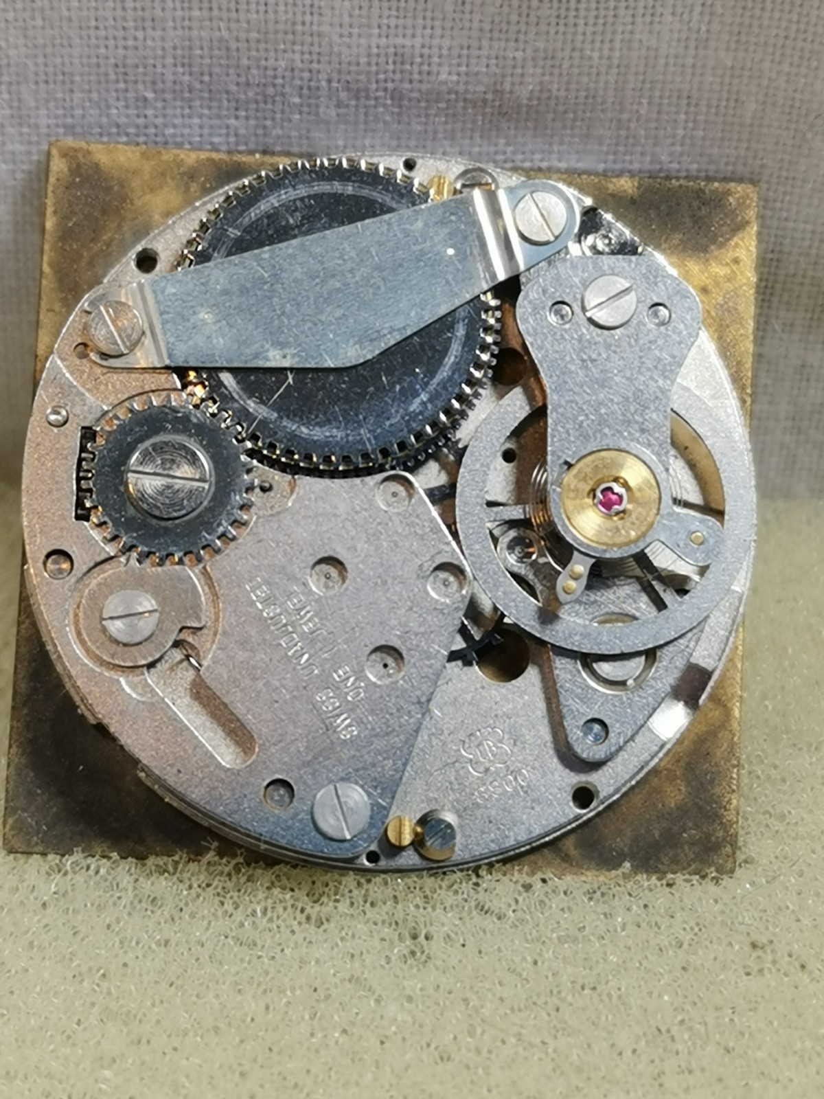 Ebauches Bettlach 1J Cal. EB 8800 Swiss Wristwatch Movement Repair/Parts