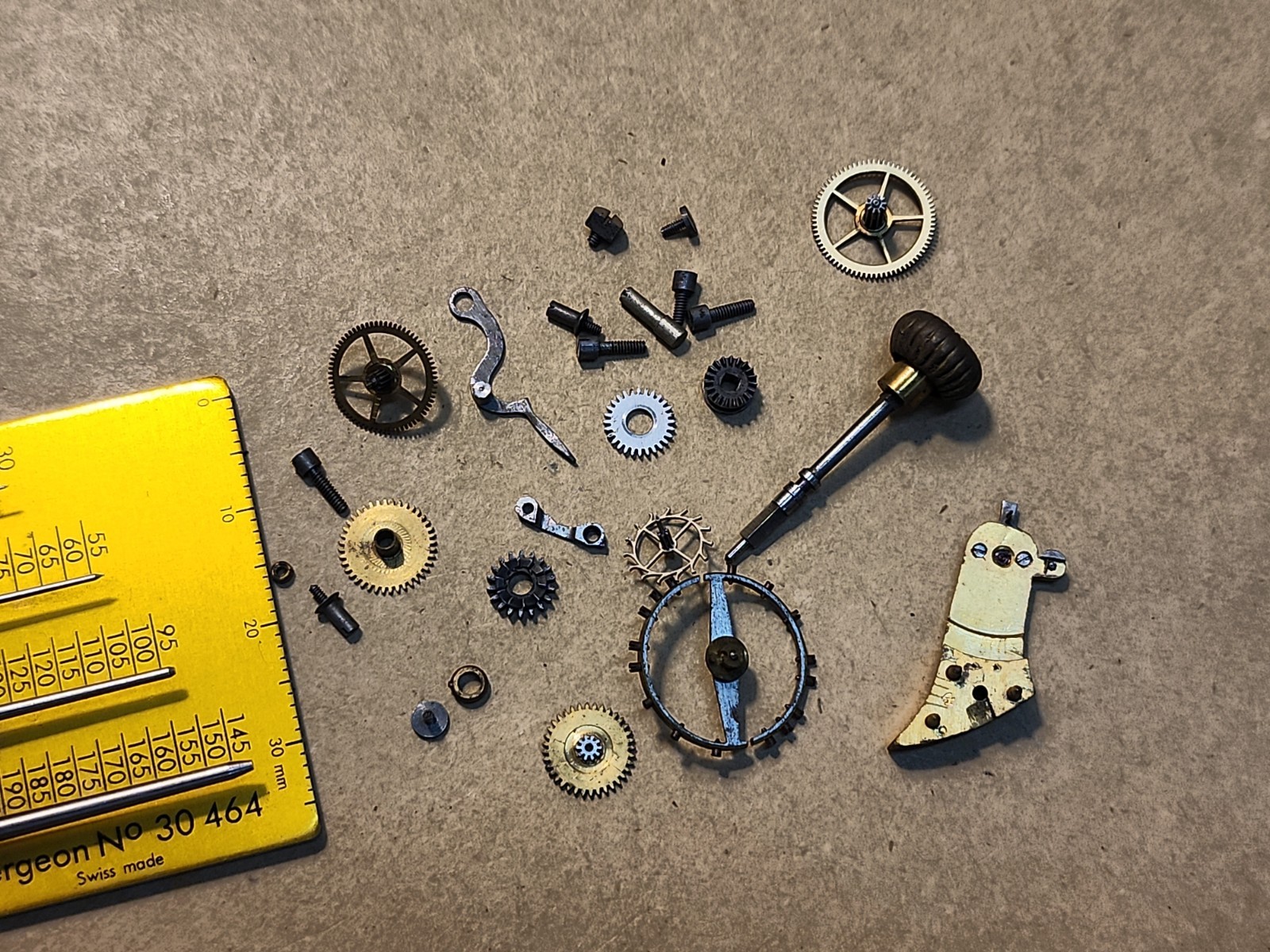 Lot Of Mixed Pocket Watch/Wristwatch Loose Parts