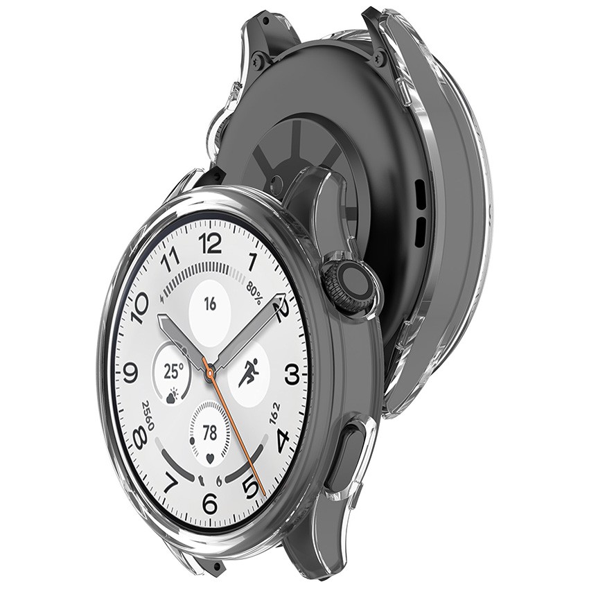 Semi-Enclosed Cover Case PC Skeleton Bumper Scratch Resistant for Xiaomi Watch 5