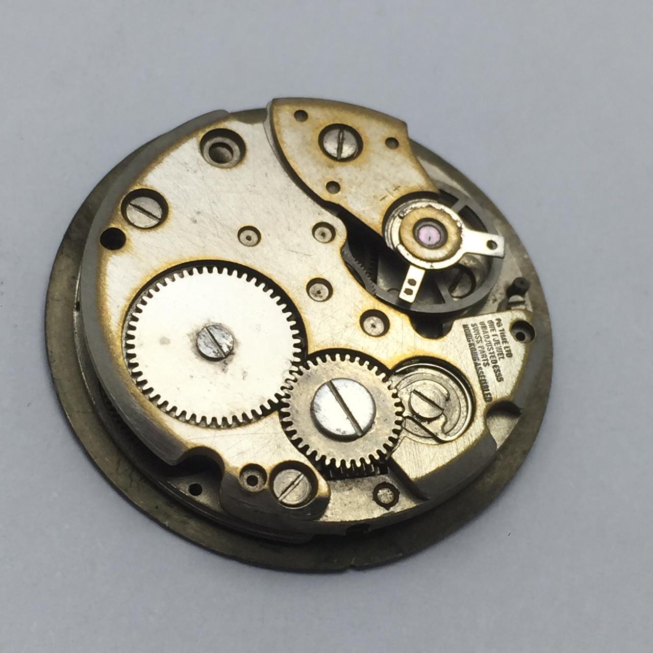 Cyntaor PG Time LTD Manual Winding Watch Movement For Parts