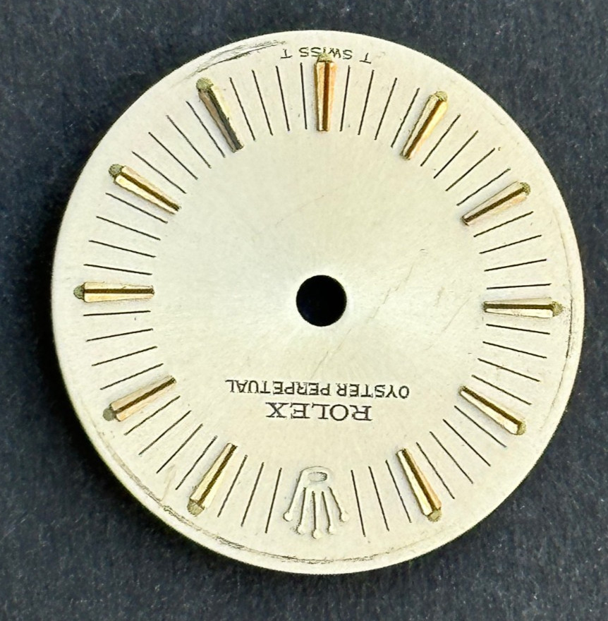 Vintage Rolex Ladies Oyster Perpetual Watch Dial For 24mm No Date