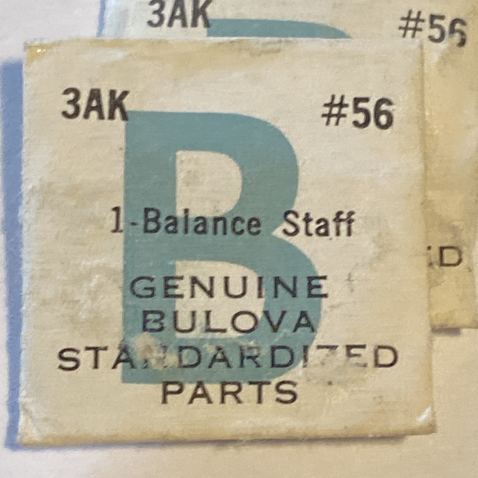 NOS Bulova Balance Staff #65 Cal. 3AF 3AH 3AK 5AC 5AF 5AN 5AR 5AZ 5BA 5BD