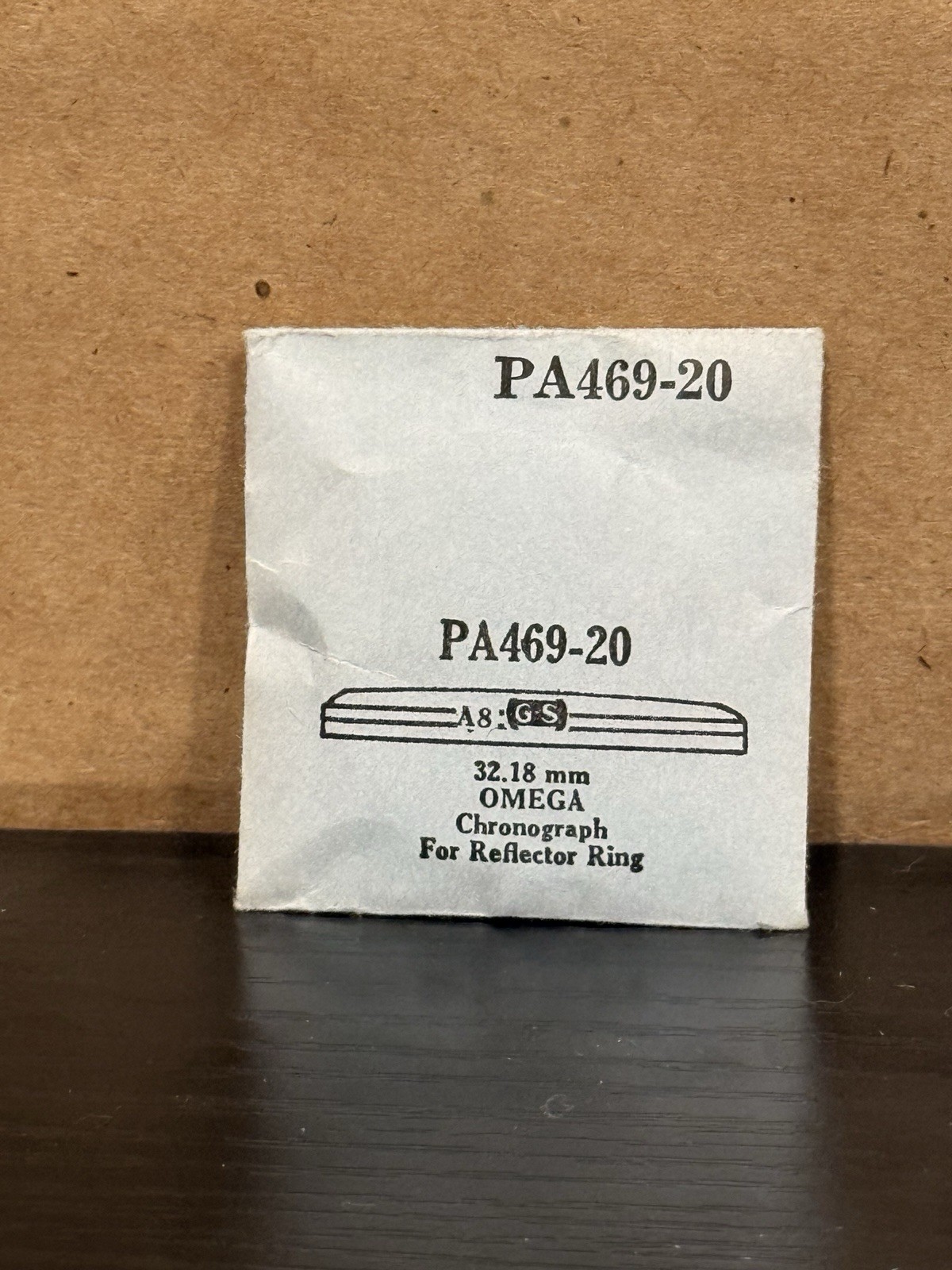 GS OMEGA Chronograph Replacement Crystal PA469-20 32.18MM New Old Stock Watch