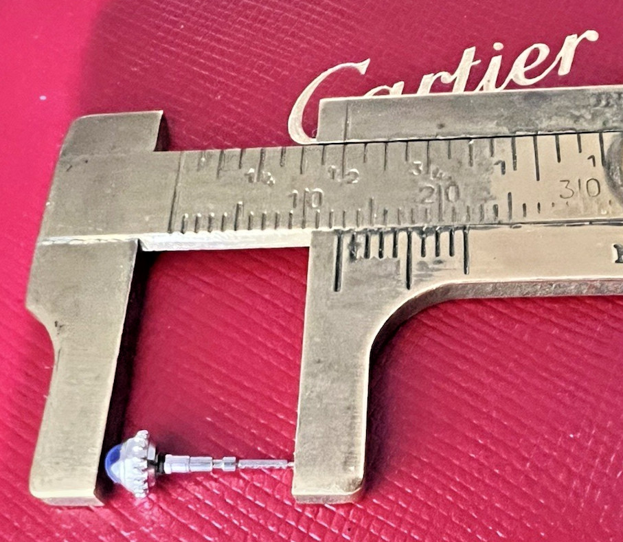 Cartier Watch Crown Must Etc WOMEN’S 18k WHITE Gold 4.42mm Complete Swiss Made