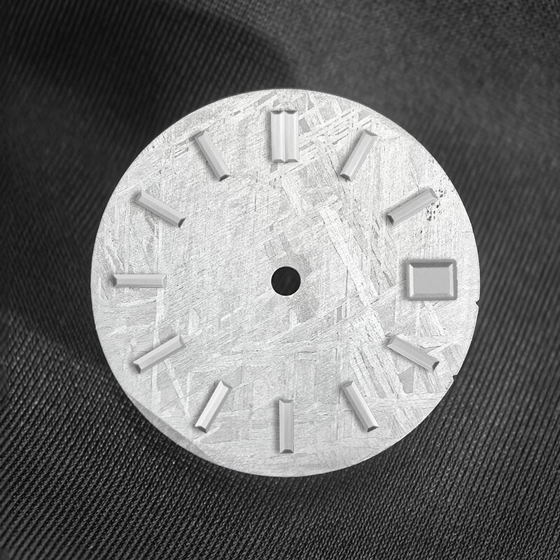 DS Natural Real Meteorite Dial 28.5MM NH35/34 Personalized custom logo and text
