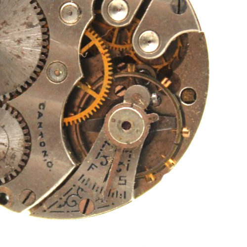 1917 HAMPDEN POCKET WATCH MOVEMENT 3626911 GRADE: MOLLY STARK 5/0s 7j (JU)