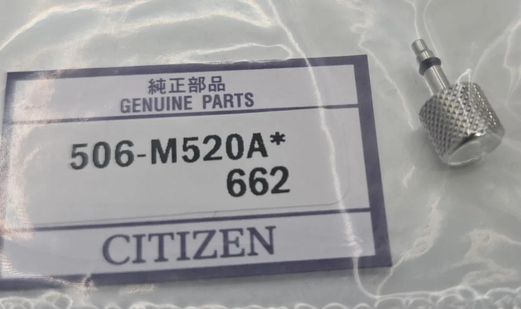Citizen 506-M520A Screw Crown for C520-S044898/-Q00371/-0010N02… Aqualand
