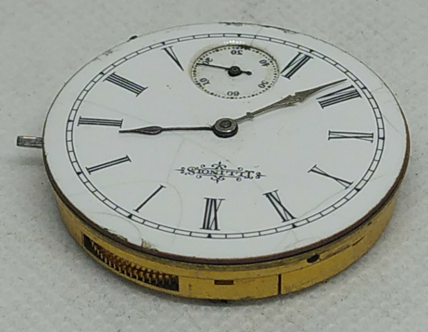 Original movement Pocketwatch mechanical Illinois watch Springfield Antique