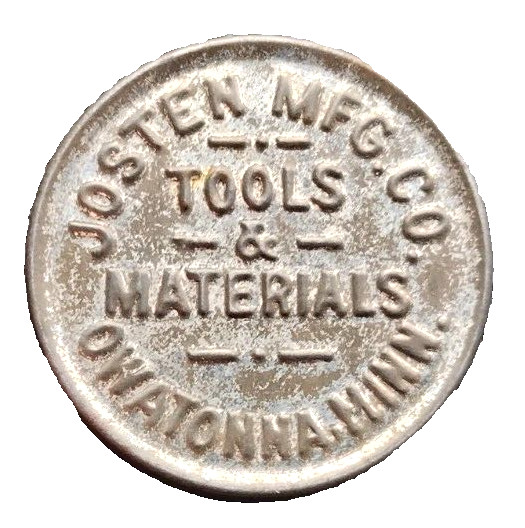 Watch Parts Tin Josten Mfg. Co. Tools & Materials Owatonna Minn. Embossed 30mm