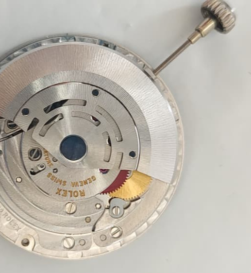 Genuine Rolex Cal. 3132 Automatic Movement & Chrome Crown 31J – Perfect Working