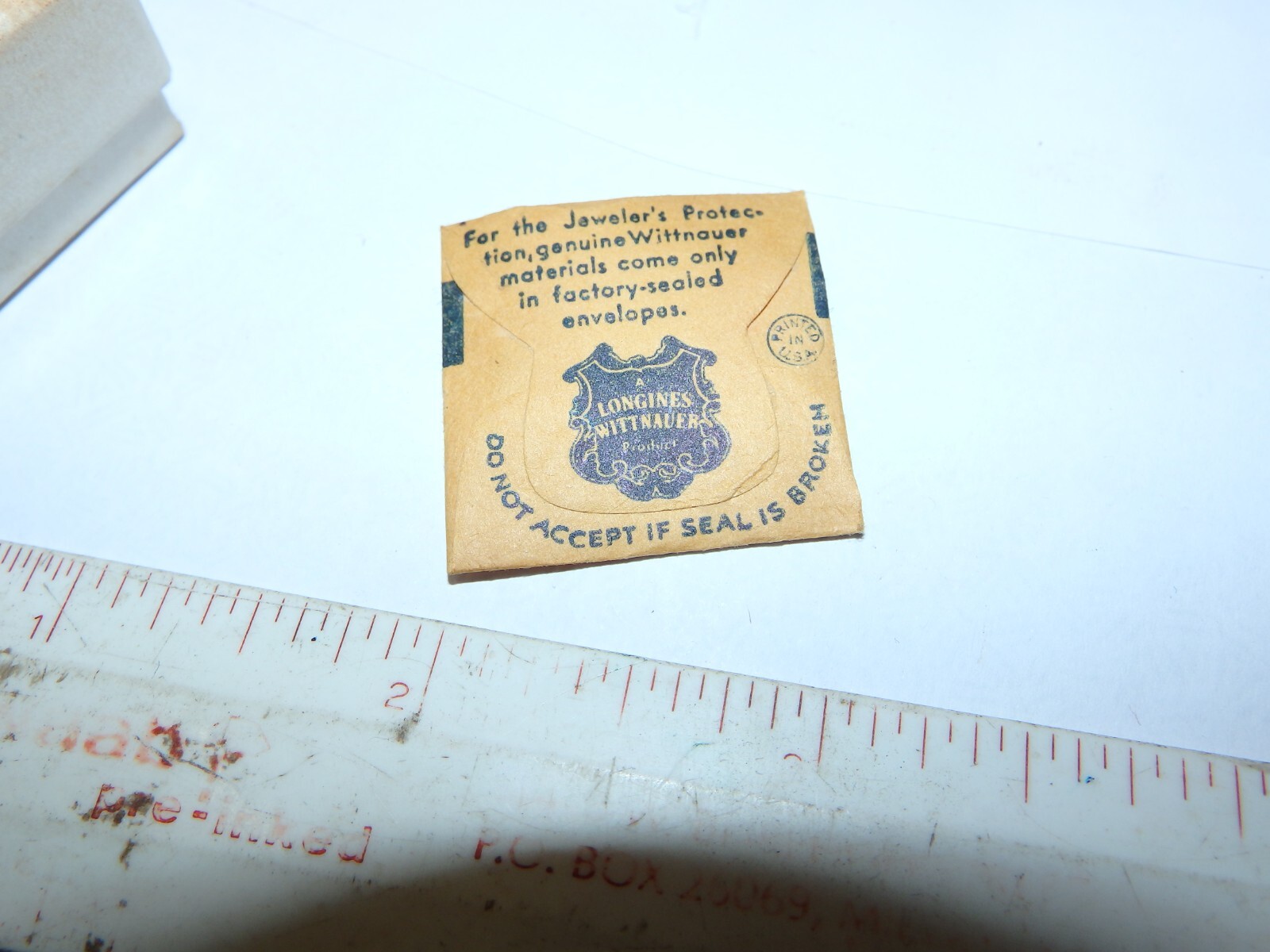 Wittnauer 9AR Balance Staff x 1 Watch Material Part No. 13 NOS VTG