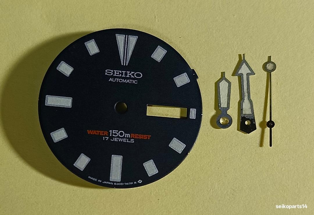 SEIKO PEPSI DIVER 6309-729A GENUINE DARK BLUE DIAL 747P R SUWA SET HANDS PATINA