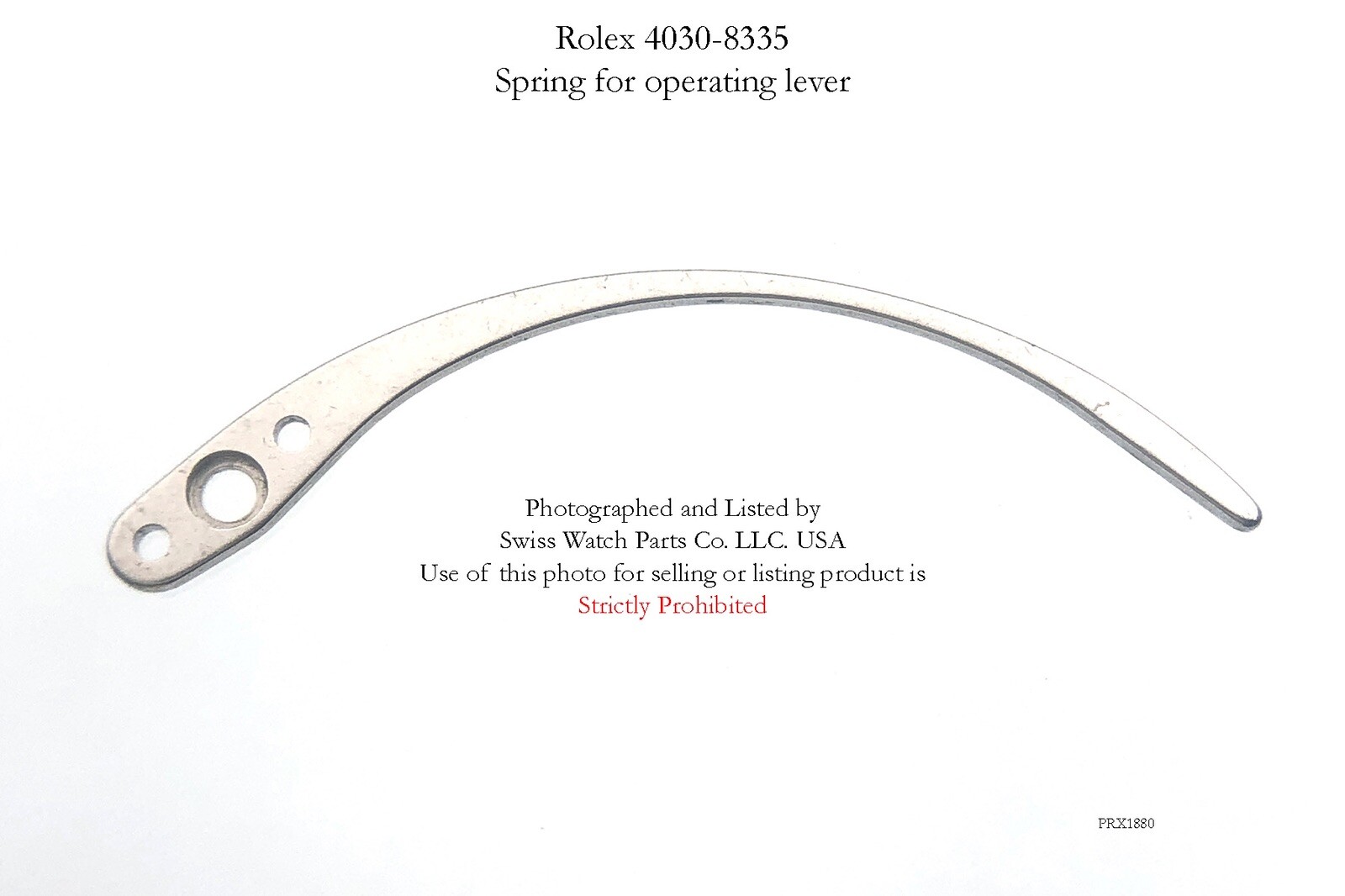 Rolex Caliber 4030 8335 Spring for operating lever Genuine Watch Movement Part