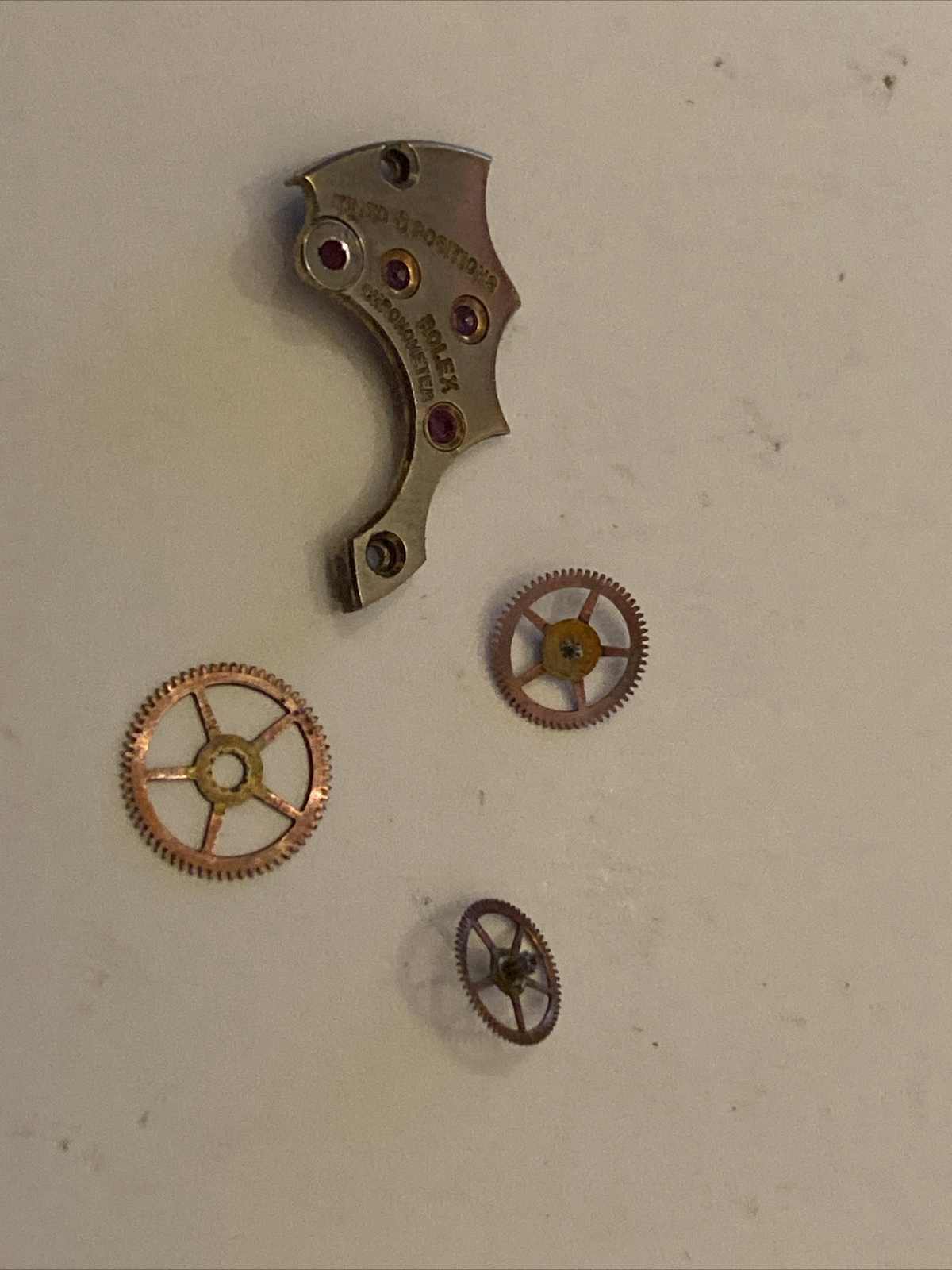 Rolex Bubbleback 600 620 630 635 645 Train Wheel Bridge Part