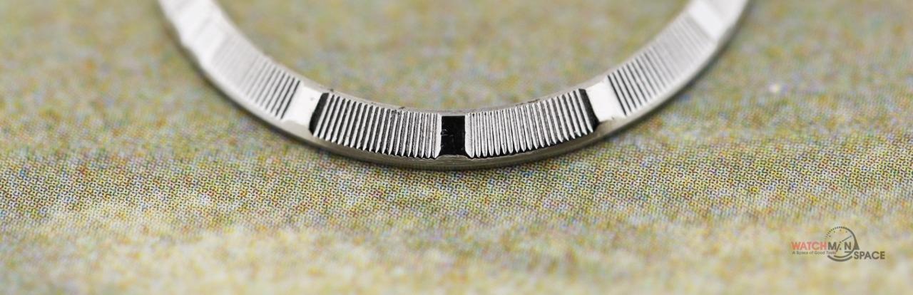 Original Lady Rolex 24mm 6617 6618 6619 Stainless Steel Turned Bezel #D44