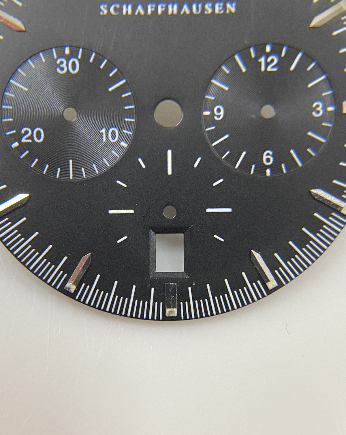 Original IWC GST SCHAFFHAUSEN Chronograph IW372702 Black 27mm Dial