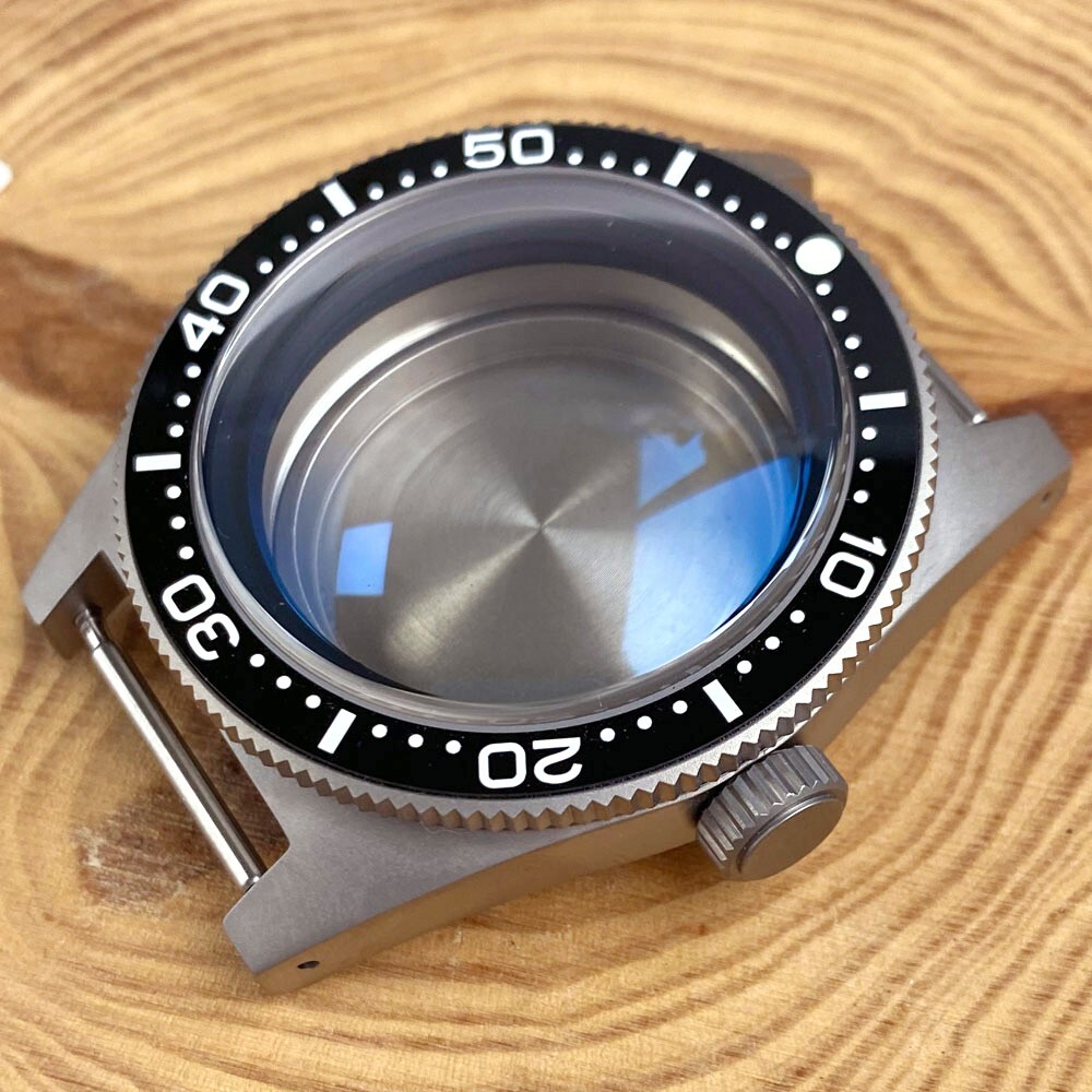 Mod 47.0g Sapphire 62MAS Titanium Watch Case For NH35 NH36 ETA2824 PT5000 Move