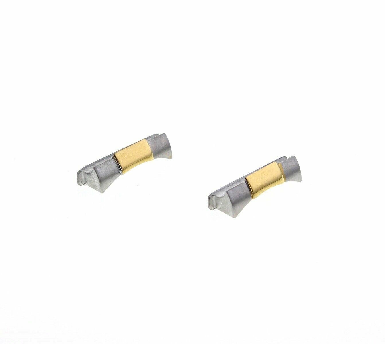 CUSTOM STRAP END LINK FOR ROLEX SUBMARINER 16800 16803 16613 16618 TWO TONE
