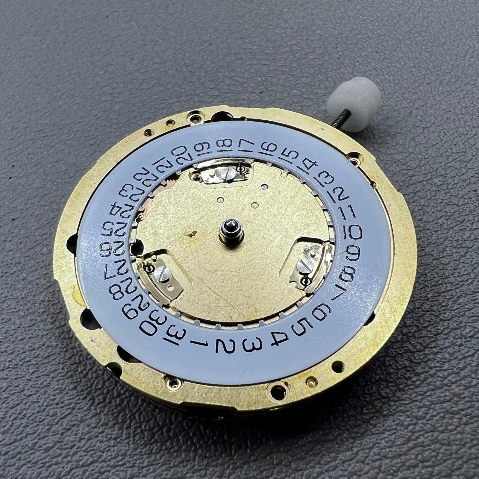Golden Quartz Watch Movement ETA251.272 ETA251.274 White Disk Date at 4