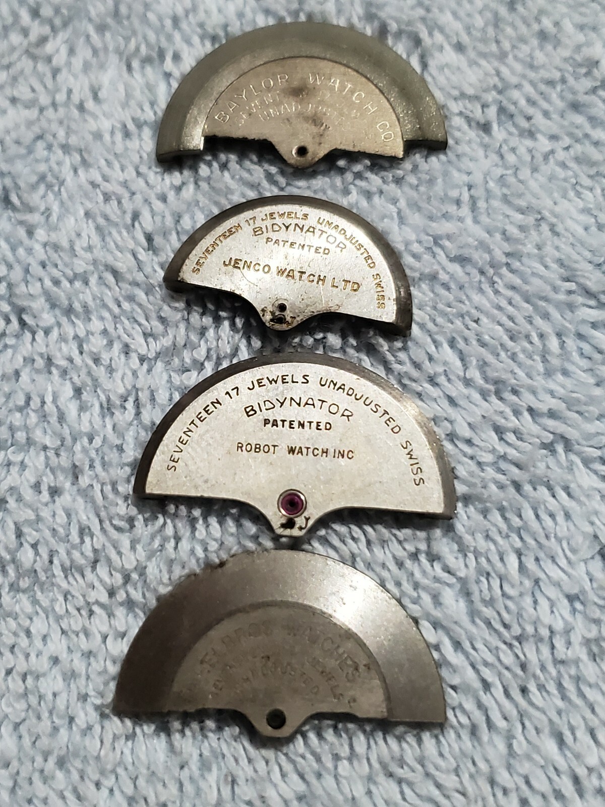 Vintage Oscillating Weights Watch Parts – Various Brands