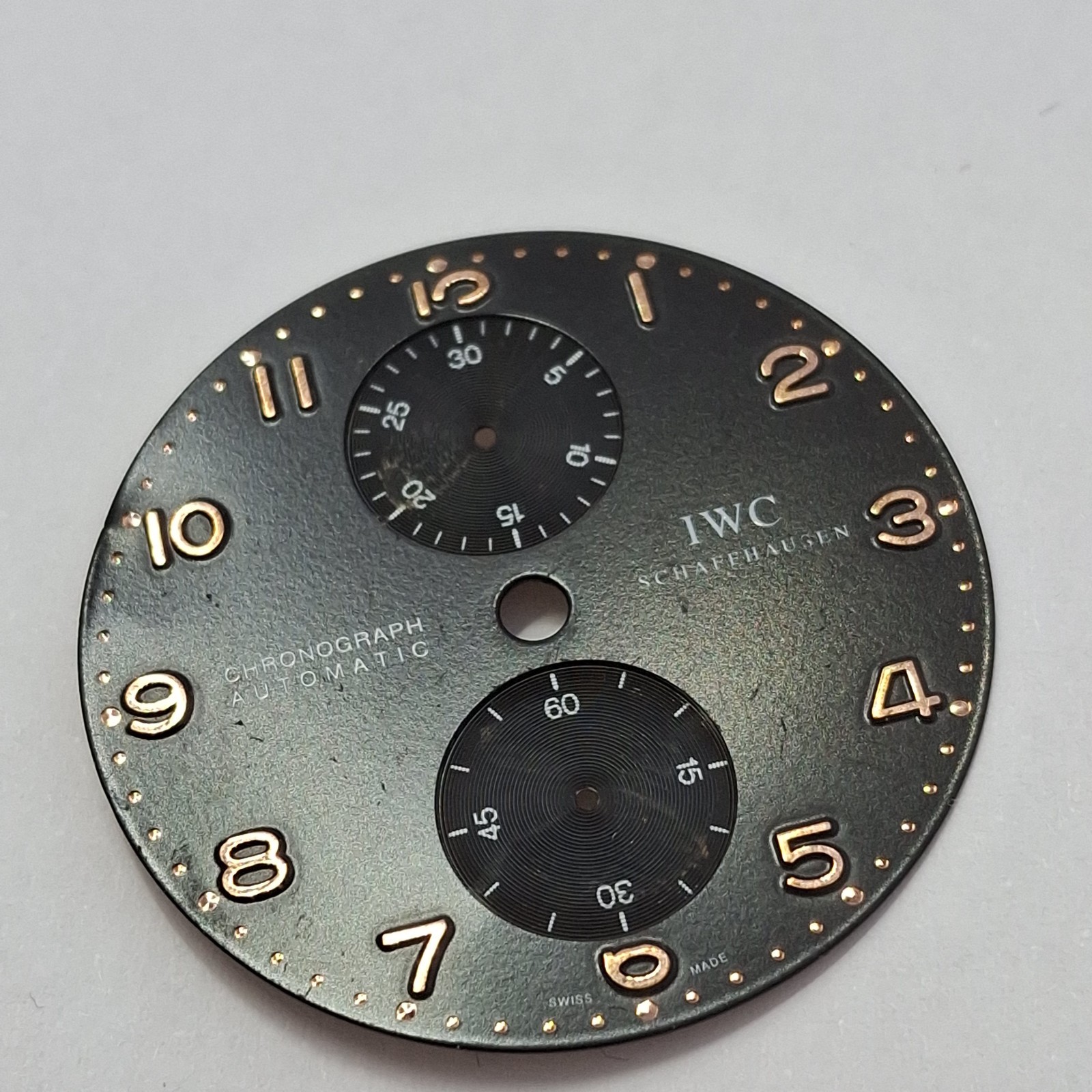 Defeat IWC International Watch Co 34.4 mm Dial Watch Parts Part Swiss Made #X7