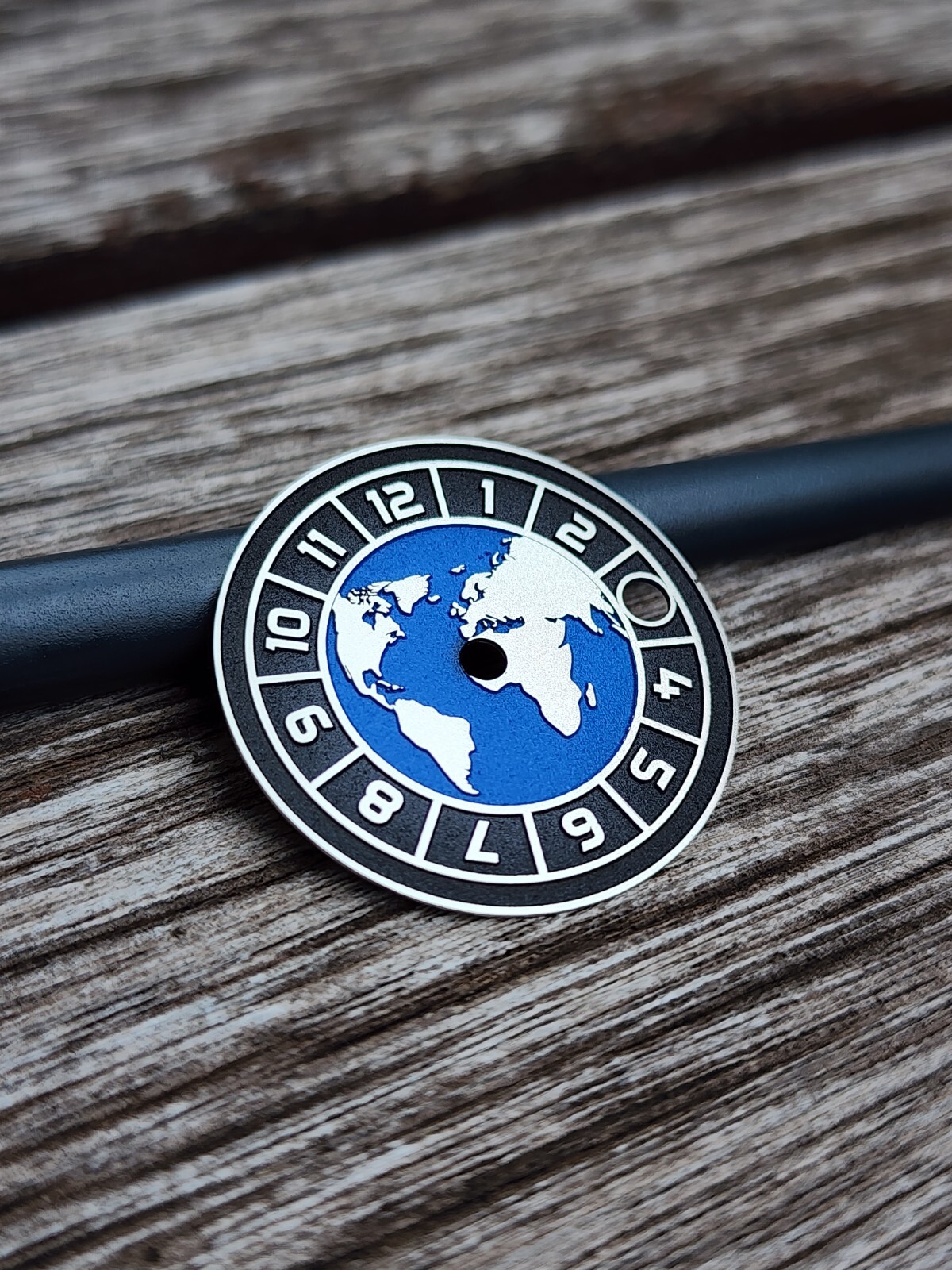 Custom-Made Laser Engraved Watch Dial | The WORLD – Order any designsize