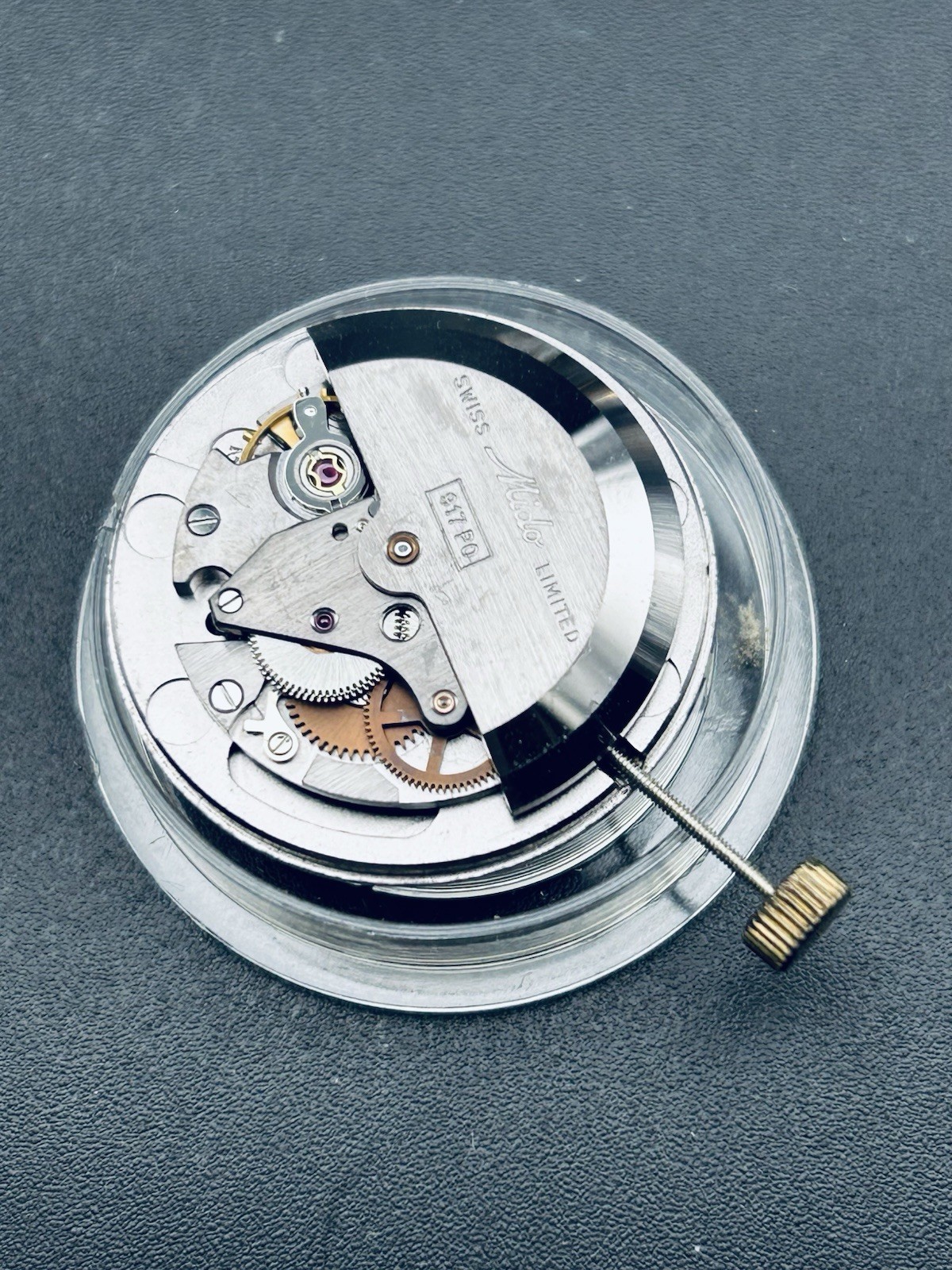 Genuine MIDO 0917 PC Movement new old STOCK WORKING – SOLD AS FOR PARTS (W6)