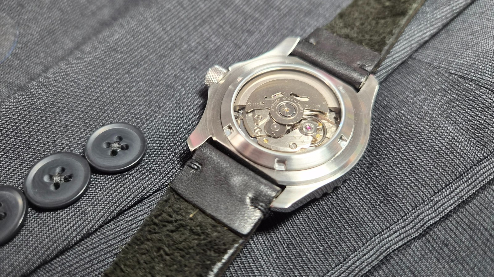 Custom Watch NH35 Movement Homage Timepiece w/ amazing glow-in-the-dark features