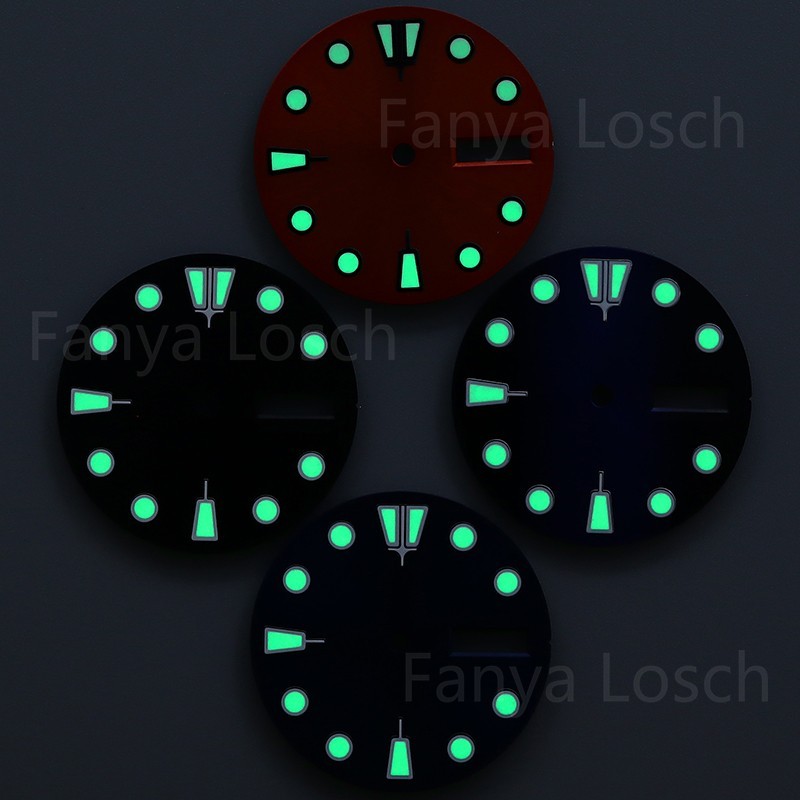 NH35 Dial 28.5mm Modify Seiko Mod C3 luminous Vintage Dial For Seiko NH34 36 38
