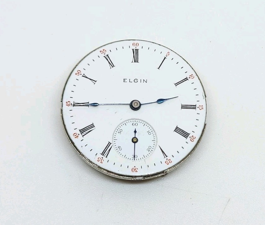 1908 Elgin Model 2 Grade 354 15J 0s Mechanical Pocket Watch Movement For Repair