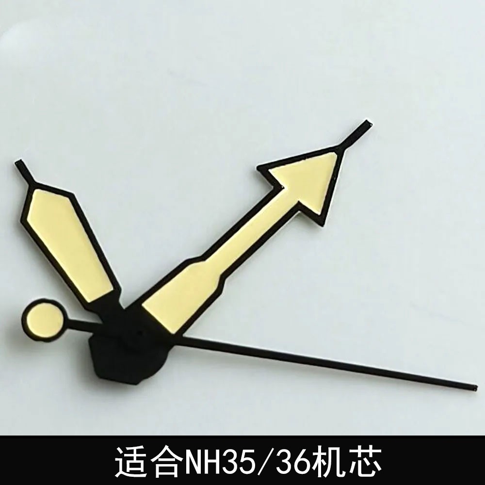 1 Set Light Blue Color Luminous Watch Hands For NH35 NH36 Movement