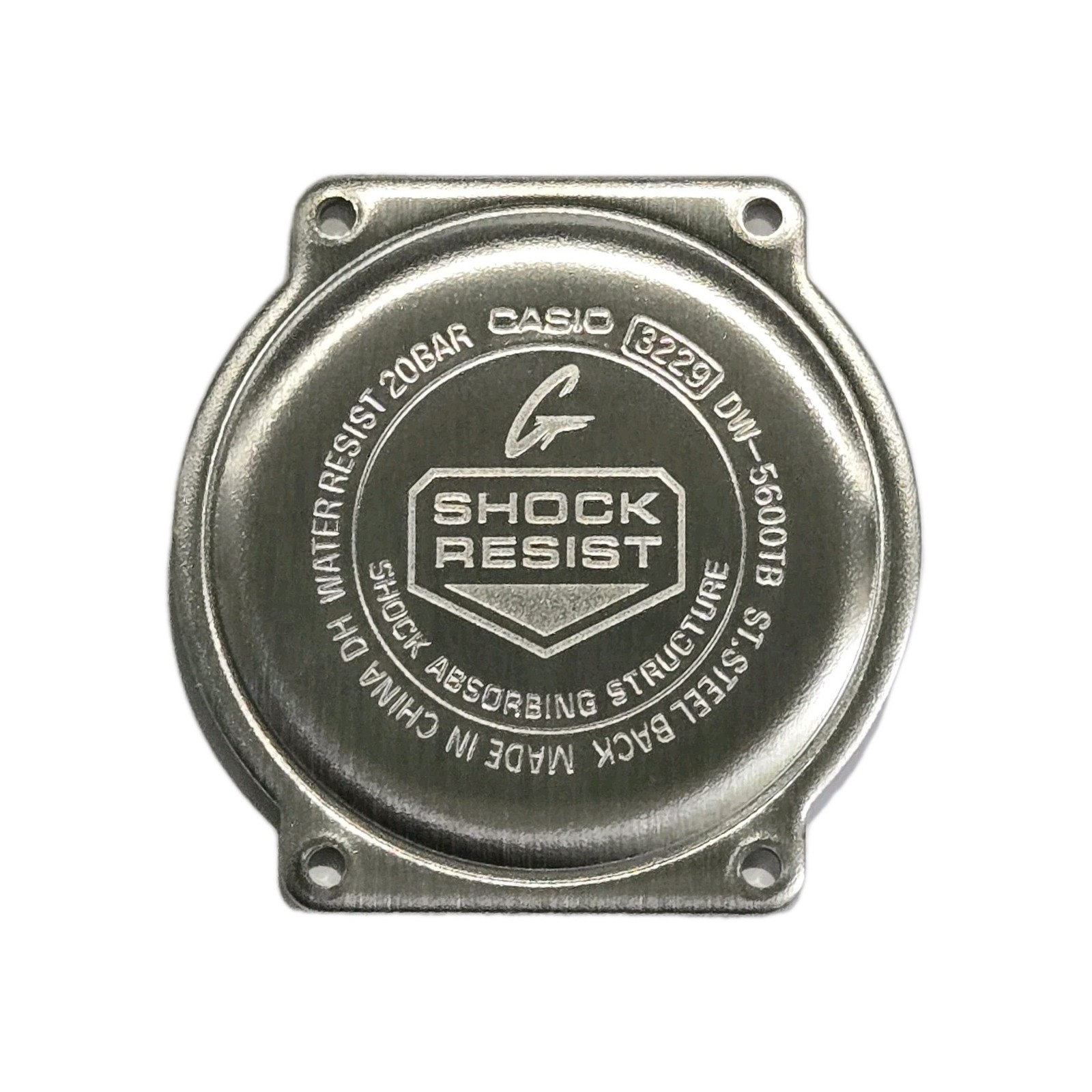 Genuine Casio Replacement part Case for G SHOCK DW5600TB DW5600 Stainless Steel