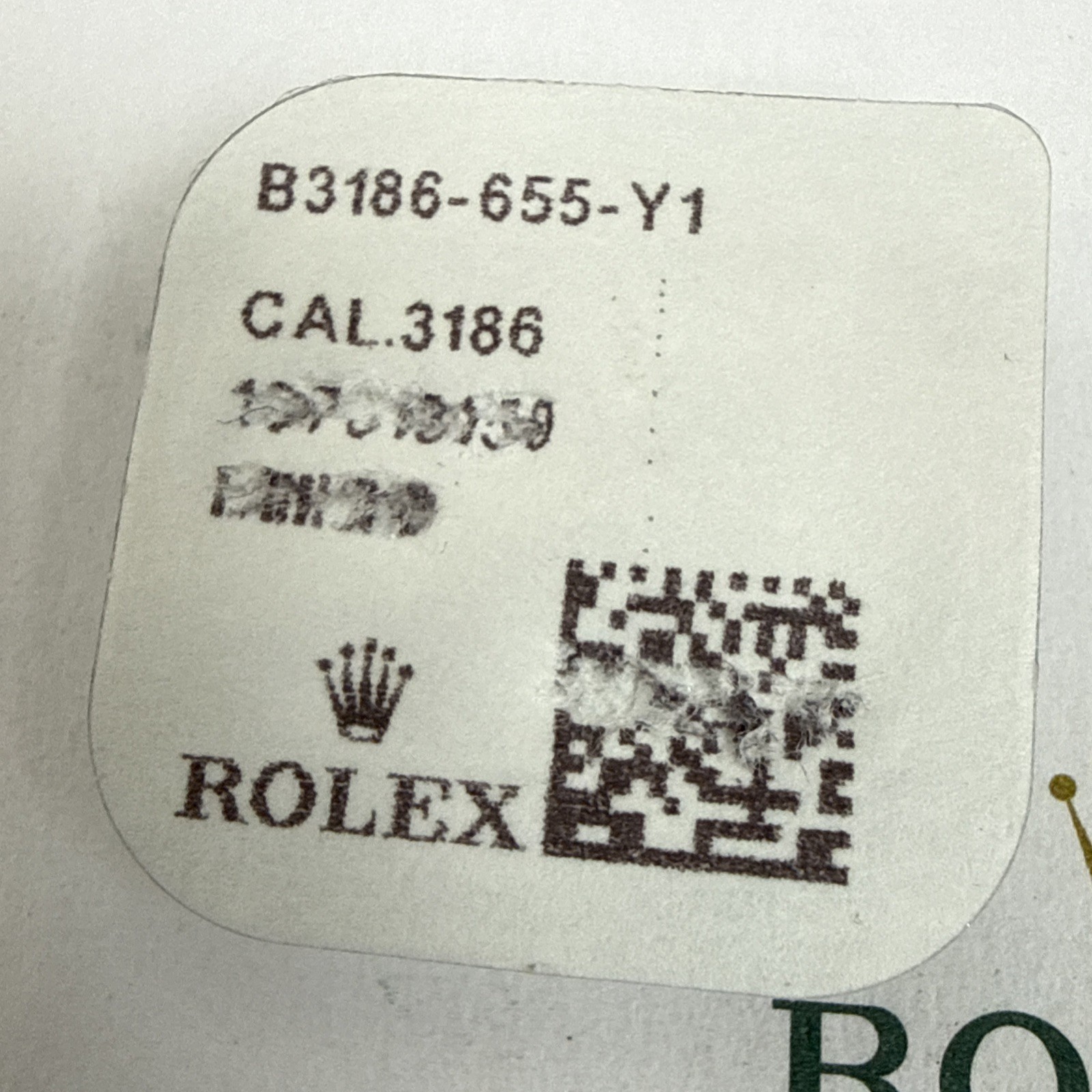 GENUINE Authentic Rolex 3186 655 Jumping Hour Wheel New Factory Sealed