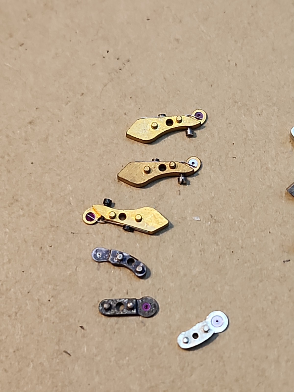 Lot Of Mixed Wristwatch Bridges Movement Parts Spares Repairs