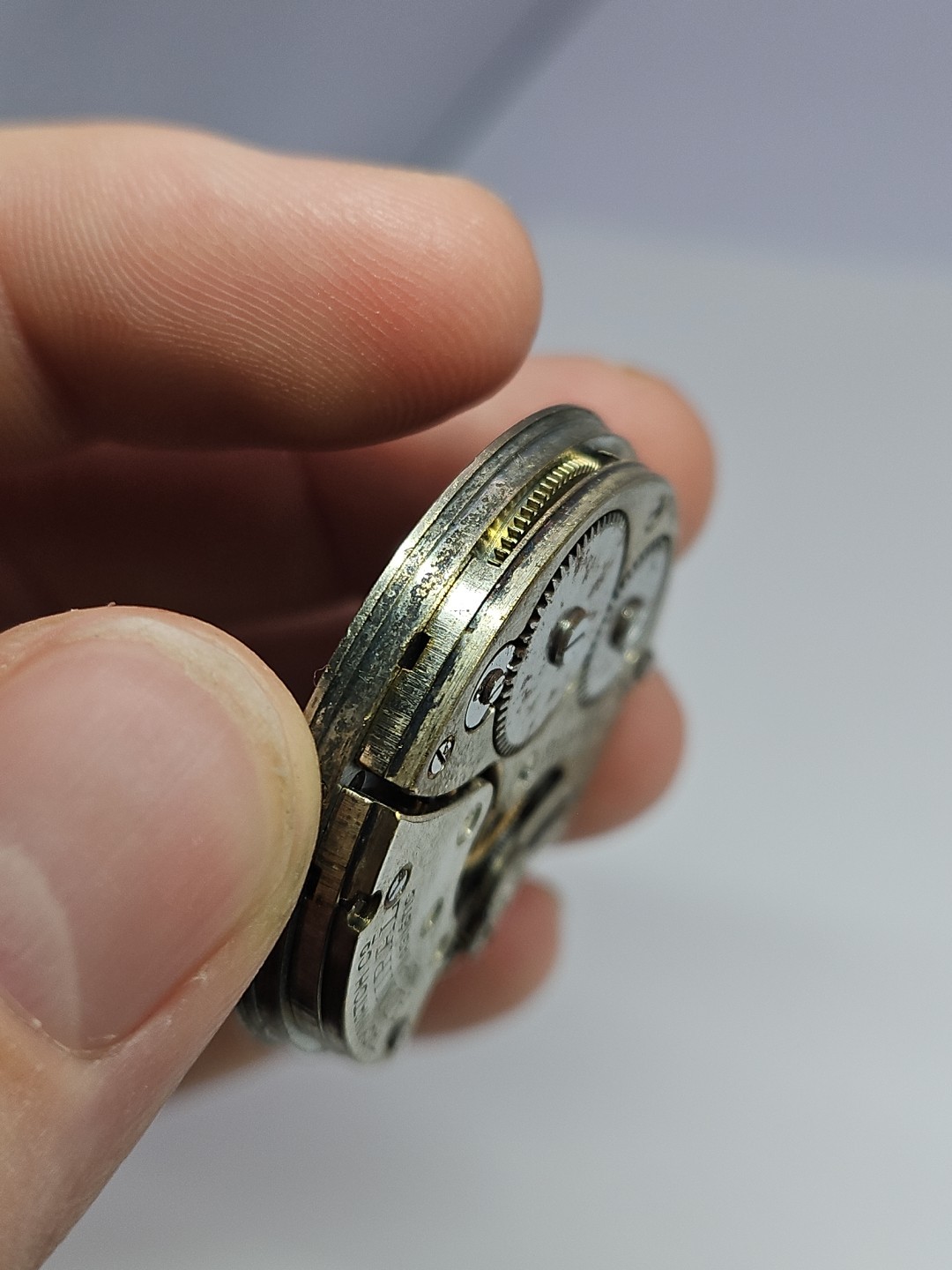 Tacy Watch Co. Admiral 7j Pocket Watch Movement 39.75mm- Parts/Repair