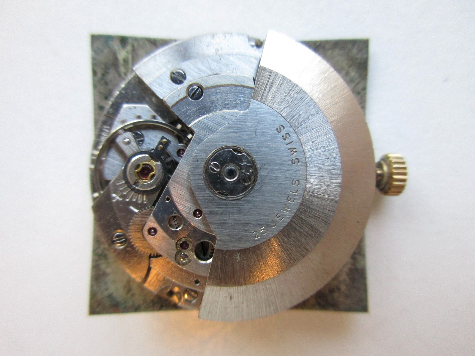AS A. Schild cal. 1700/01 Swiss automatic watch movement – running