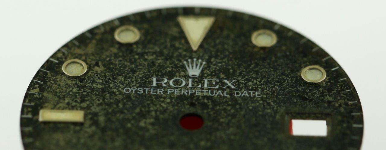 Vintage Men Rolex Submariner Date 40mm Black Tropical Dial 16800 16610 S/S #K56