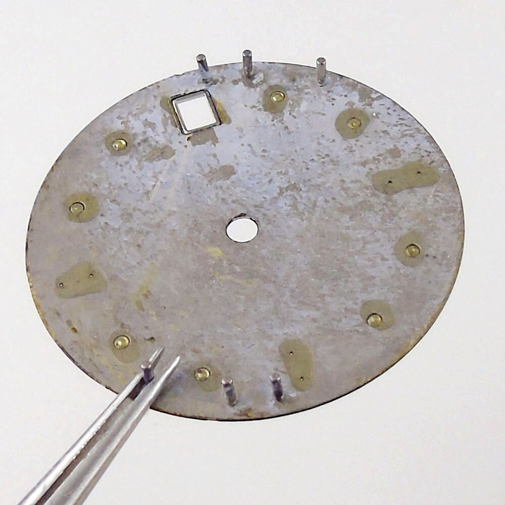 28.5mm Black White Green Watch Dial For NH35A NH36A 3 3.8 4.1 o’clock Crown