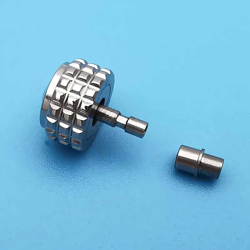 Replacement 9mm Stainless Steel Watch Crown Fits Breitling Avenger Watches