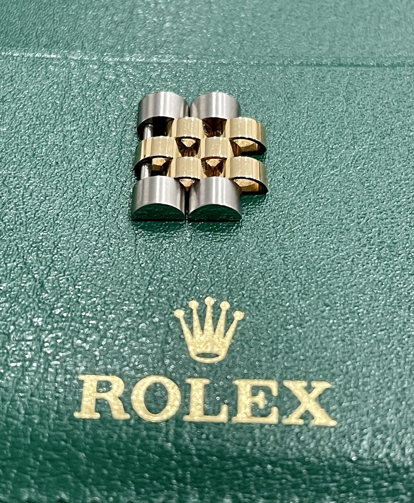 OEM ROLEX Datejust JUBILEE 2 LINKS 18K YG /SS FOR 36mm 16013 16233 16203